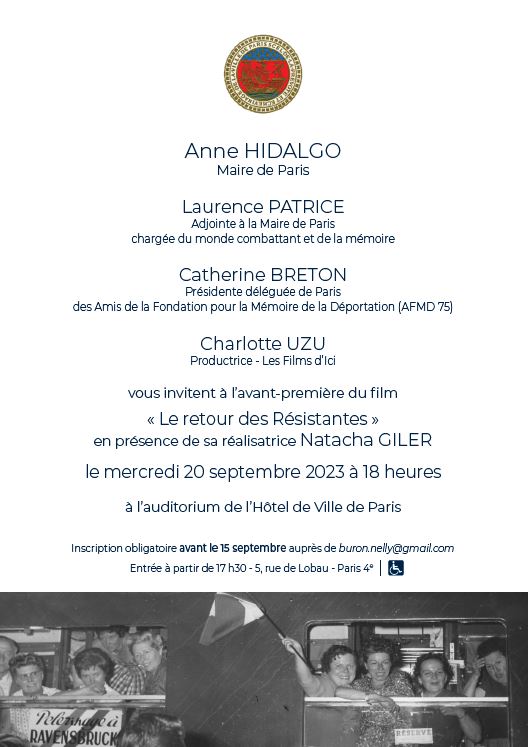 affiche cine paris resistantes